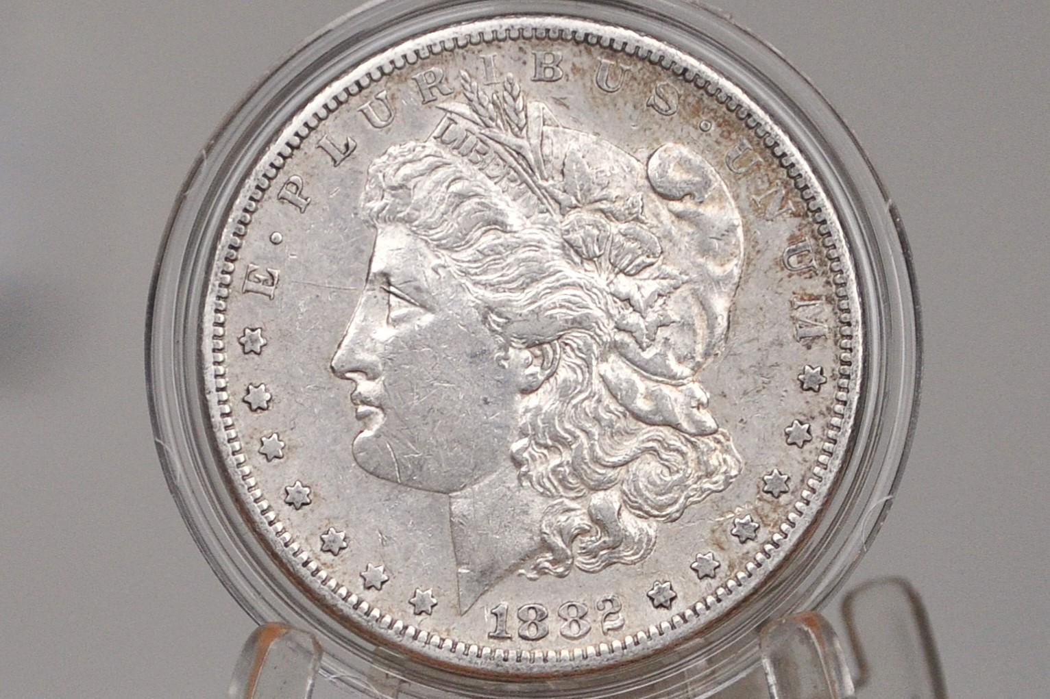 1882 S Morgan Silver Dollar - Xf-Bu (Extremely Fine To Uncirculated) Choose By Grade - 1882 S Morgan Dollar Silver Dollar 1882 S