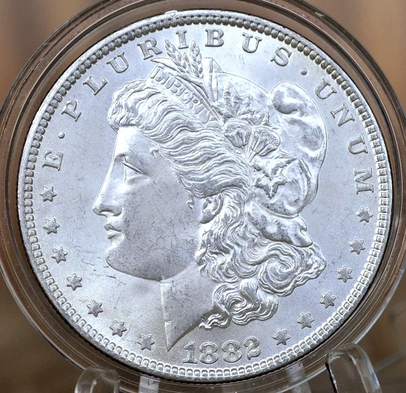 1882 S Morgan Silver Dollar - XF-BU (Extremely Fine to Uncirculated) Choose by Grade - 1882 S Morgan Dollar Silver Dollar 1882 S