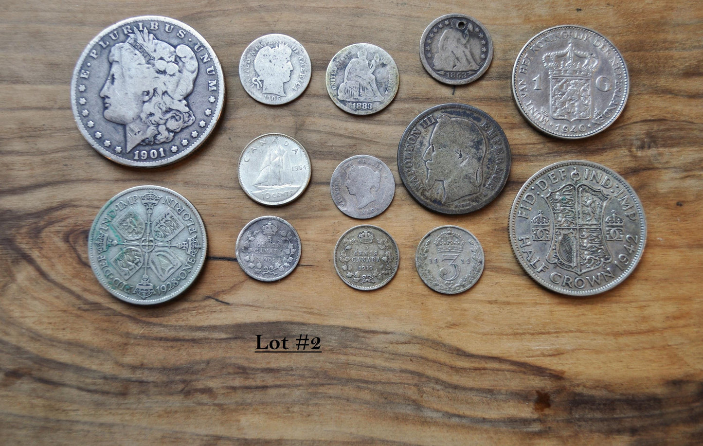 Lot of World Silver Coins - Multiple Lots Available, Check it out! - Cool / Unique Silver Coin Lot - Old Silver Coins - Large Coin Lot!