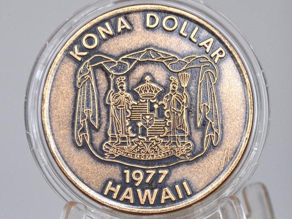 Hawaii Honolulu Dollars - Chamber of Commerce Hawaii - Waikiki Beach - Collectible Exonumia -