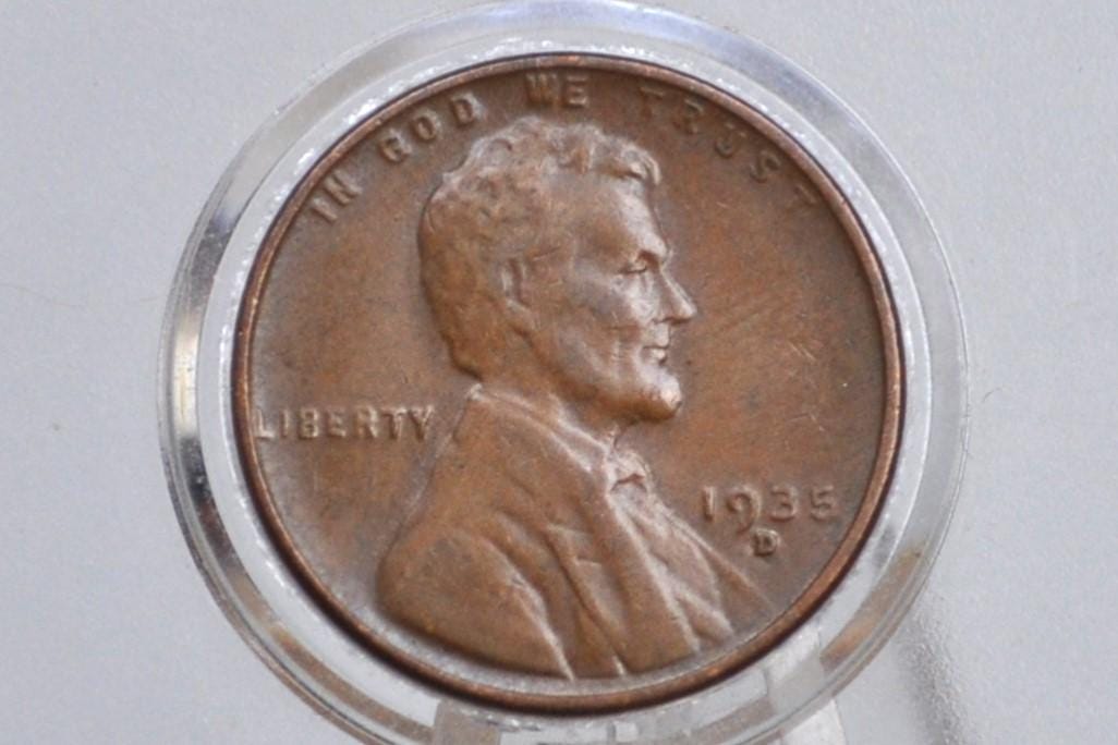 1935 P,D,S Wheat Pennies - Choose by Mint & Grade - Collectible Coin - San Francisco Mint, Denver Mint, Philadelphia Mint 1935 Pennies