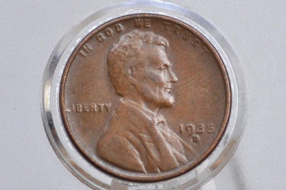 1935 P,D,S Wheat Pennies - Choose by Mint & Grade - Collectible Coin - San Francisco Mint, Denver Mint, Philadelphia Mint 1935 Pennies