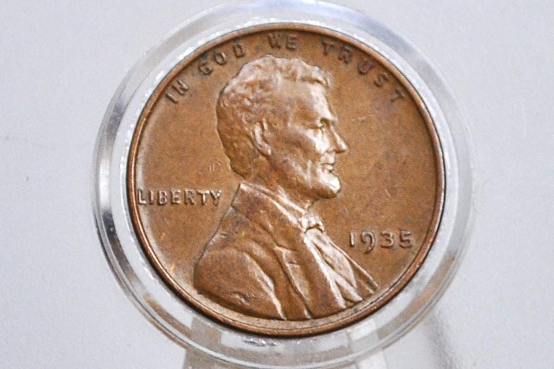1935 P,D,S Wheat Pennies - Choose by Mint & Grade - Collectible Coin - San Francisco Mint, Denver Mint, Philadelphia Mint 1935 Pennies