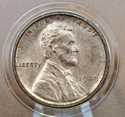 1909 Lincoln Wheat Penny - VF-MS63 (Very to Fine to Unc.) Grade / Condition - Philadelphia Mint - First Year Minted - 1909 P Wheat Cent 1909