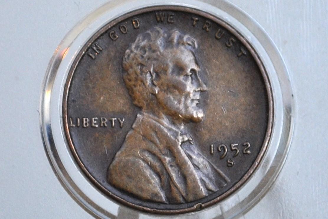 1952 P,D,S Wheat Pennies - Choose by Mint & Grade - Collectible Coin - San Francisco Mint, Denver Mint, Philadelphia Mint 1952 Pennies