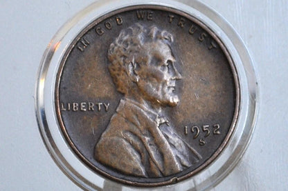 1952 P,D,S Wheat Pennies - Choose by Mint & Grade - Collectible Coin - San Francisco Mint, Denver Mint, Philadelphia Mint 1952 Pennies