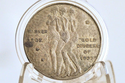 Warner Brothers Gold Diggers of 1933 Movie Token - 1933 Movie Token Warner Brothers Gold Diggers