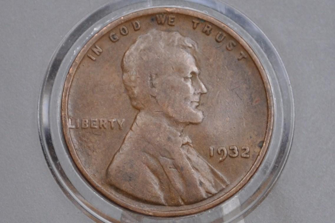 1932 Wheat Penny - XF (Extremely Fine) - Philadelphia Mint - 1932 P Wheat Ear Cent - Better Date & Mint for the 30's