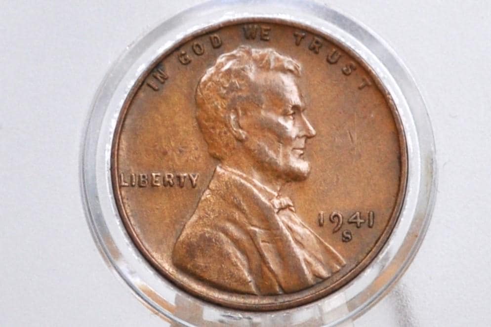1941 Wheat Penny - XF-Uncirculated Grade / Condition - WWII Era Cent - 1941 P Wheat Ear Cent Lincoln Penny 1941 - Collectible Coin