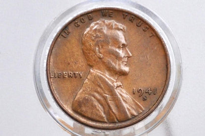 1941 Wheat Penny - XF-Uncirculated Grade / Condition - WWII Era Cent - 1941 P Wheat Ear Cent Lincoln Penny 1941 - Collectible Coin