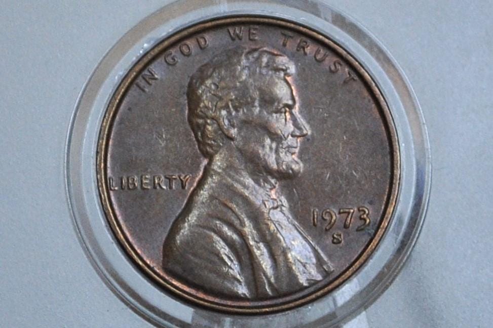 1973 P,D,S Lincoln Memorial Penny - Philadelphia, Denver, San Francisco Mints - Collectible Coin - 1973 P 1973 D 1973 S Memorial Cent