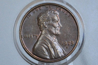 1973 P,D,S Lincoln Memorial Penny - Philadelphia, Denver, San Francisco Mints - Collectible Coin - 1973 P 1973 D 1973 S Memorial Cent