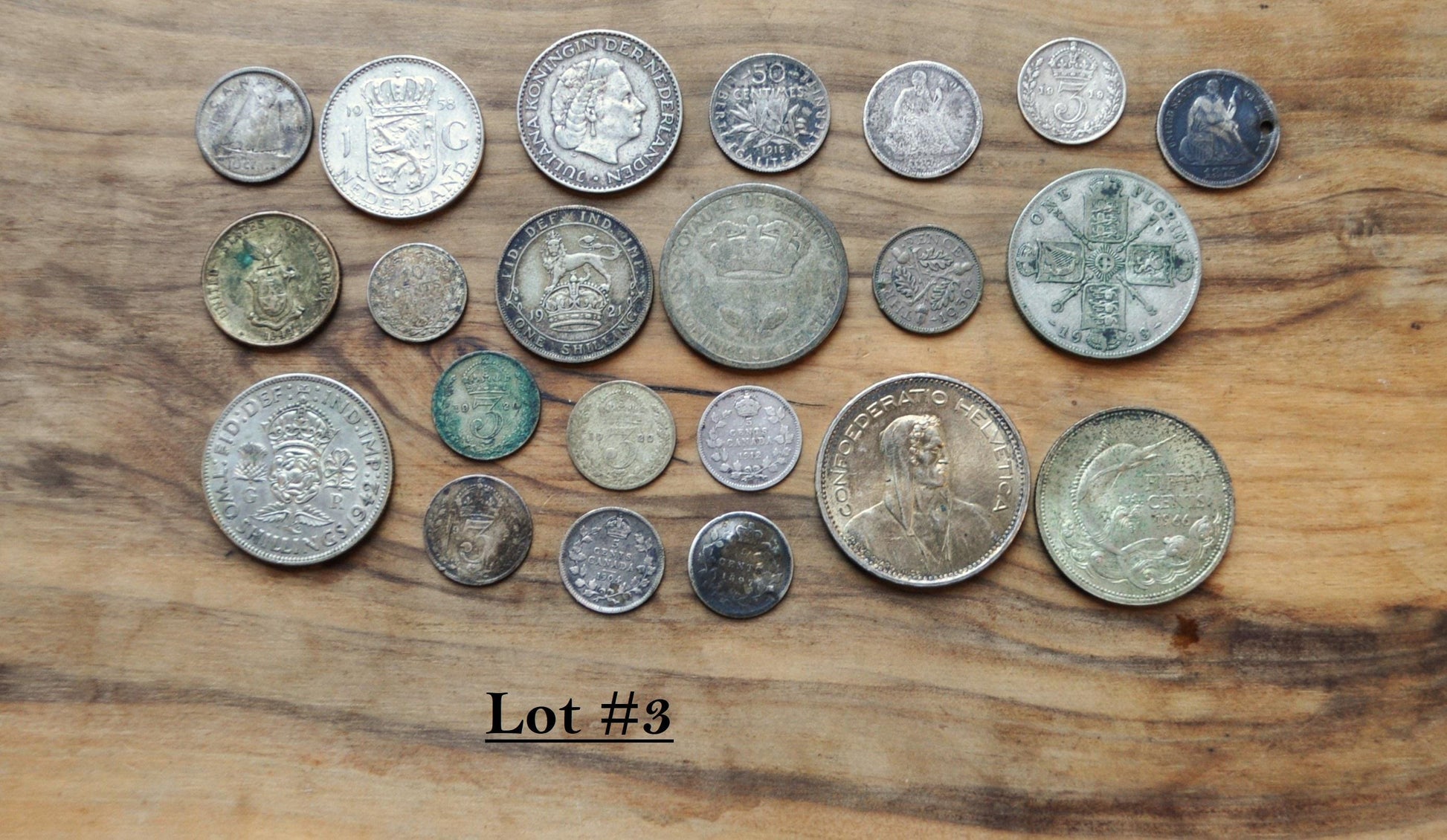 Lot of World Silver Coins - Multiple Lots Available, Check it out! - Cool / Unique Silver Coin Lot - Old Silver Coins - Large Coin Lot!