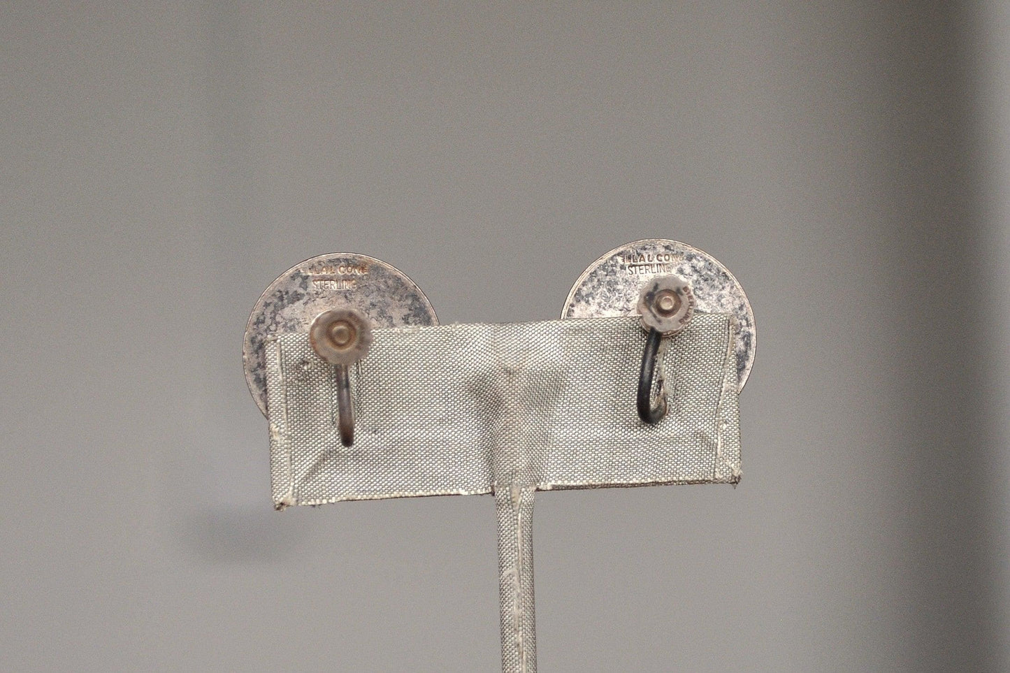 Vintage Sterling Silver Love Token Earrings JLC? - Stamped and Tested Sterling Silver - Vintage Ella L. Cone Jewelry