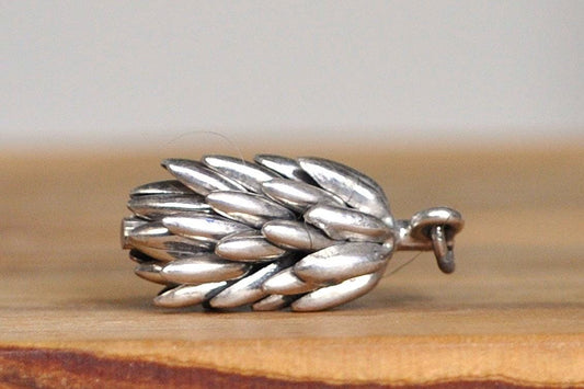 Amazing Sterling Silver Banana Bunch Pendant - Tested Sterling Silver - J.M. Fischer & Co. Sterling Charm