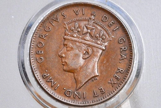 1941 Newfoundland Cent - Choice AU Grade / Condition - One Cent Newfoundland 1941 Newfoundland Small Cent