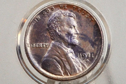 1911-D Wheat Penny - Choose By Grade - Ag - Vf (About Good To Very Fine) - 1911 D Wheat Ear Cent - Denver Mint - Better Date & Mint