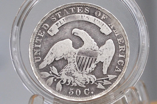 1836 Capped Bust Half Dollar - VG/VG+; Great Detail - 1836 Half Dollar US Half Dollar 1836 Early American Coin