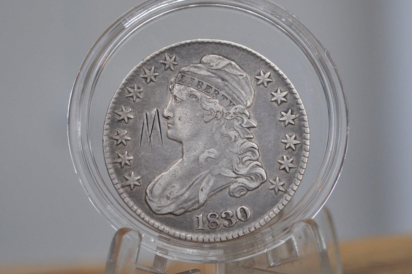 1830 Capped Bust Half Dollar - XF Details, Scratched; Historic Coin, 1830 Half Dollar US Half Dollar 1830, Rare Early Half, Early American C