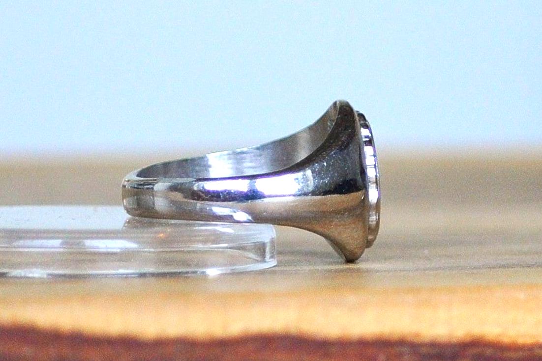 Antique Sterling Silver 1923 University of New Hampshire Founding Ring - Size 5 - UNH Wildcat Founders Ring 1923