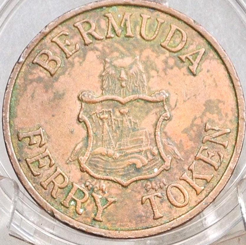 Bermuda Ferry Token Somerset Route - Transportation Token Bermuda Ferry - Somerset Route Bermuda Ferry Token