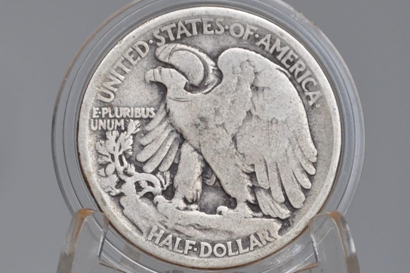 1916 Walking Liberty Silver Half Dollar - Choose by Grade - Key Date - Philadelphia Mint - 1916P WLH - Half Dollar 1916 Liberty Walking Half