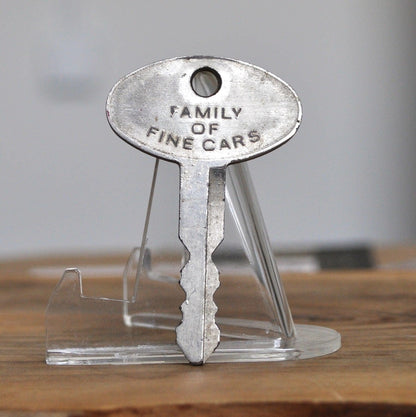 Family Of Fine Cars Vintage Ford Key - 1960-1990s Ignition/Door Ford Key Vintage