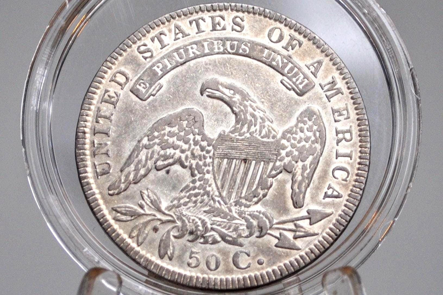 1834 Capped Bust Half Dollar - AU - Large Date Variety - Great Coin - Early American Coin