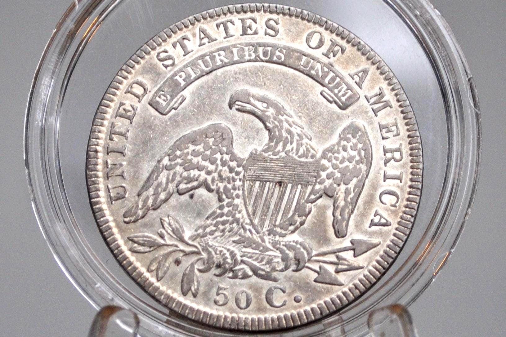 1834 Capped Bust Half Dollar - AU - Large Date Variety - Great Coin - Early American Coin