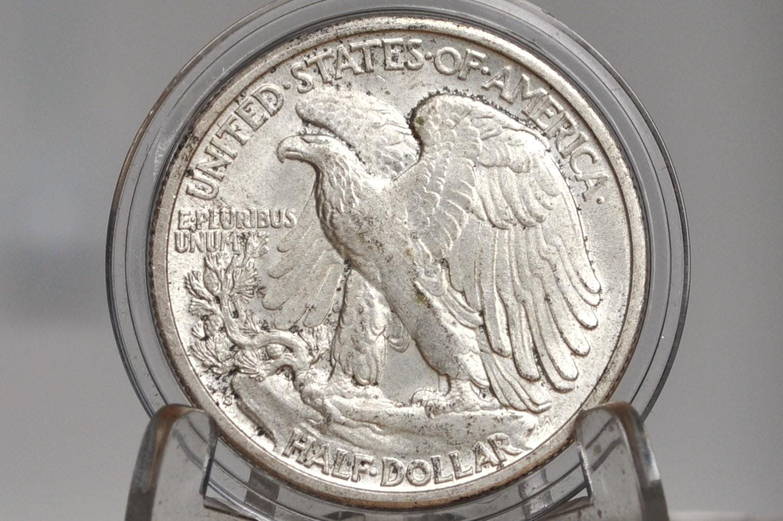 1941-S Walking Liberty Silver Half Dollar - F-AU (Fine to About Unc.) Choose by Grade - San Francisco Mint -1941S Half Dollar - Wlh 1941S