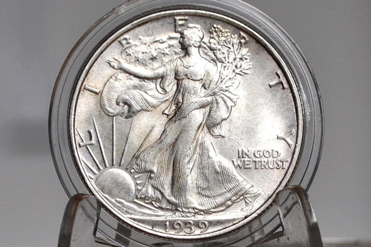 1939 Walking Liberty Silver Half Dollar - Choose by Grade - Philadelphia Mint - 1939-P Half Dollar / 1939 P Half Dollar / 1939 WLH