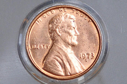 1973 P,D,S Lincoln Memorial Penny - Philadelphia, Denver, San Francisco Mints - Collectible Coin - 1973 P 1973 D 1973 S Memorial Cent