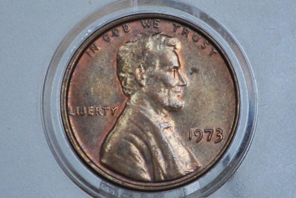 1973 P,D,S Lincoln Memorial Penny - Philadelphia, Denver, San Francisco Mints - Collectible Coin - 1973 P 1973 D 1973 S Memorial Cent