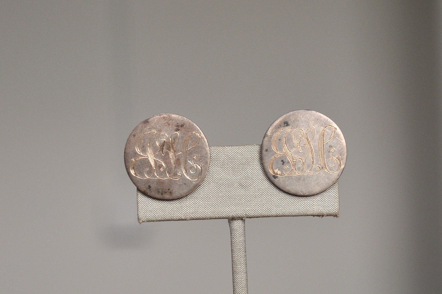 Vintage Sterling Silver Love Token Earrings JLC? - Stamped and Tested Sterling Silver - Vintage Ella L. Cone Jewelry