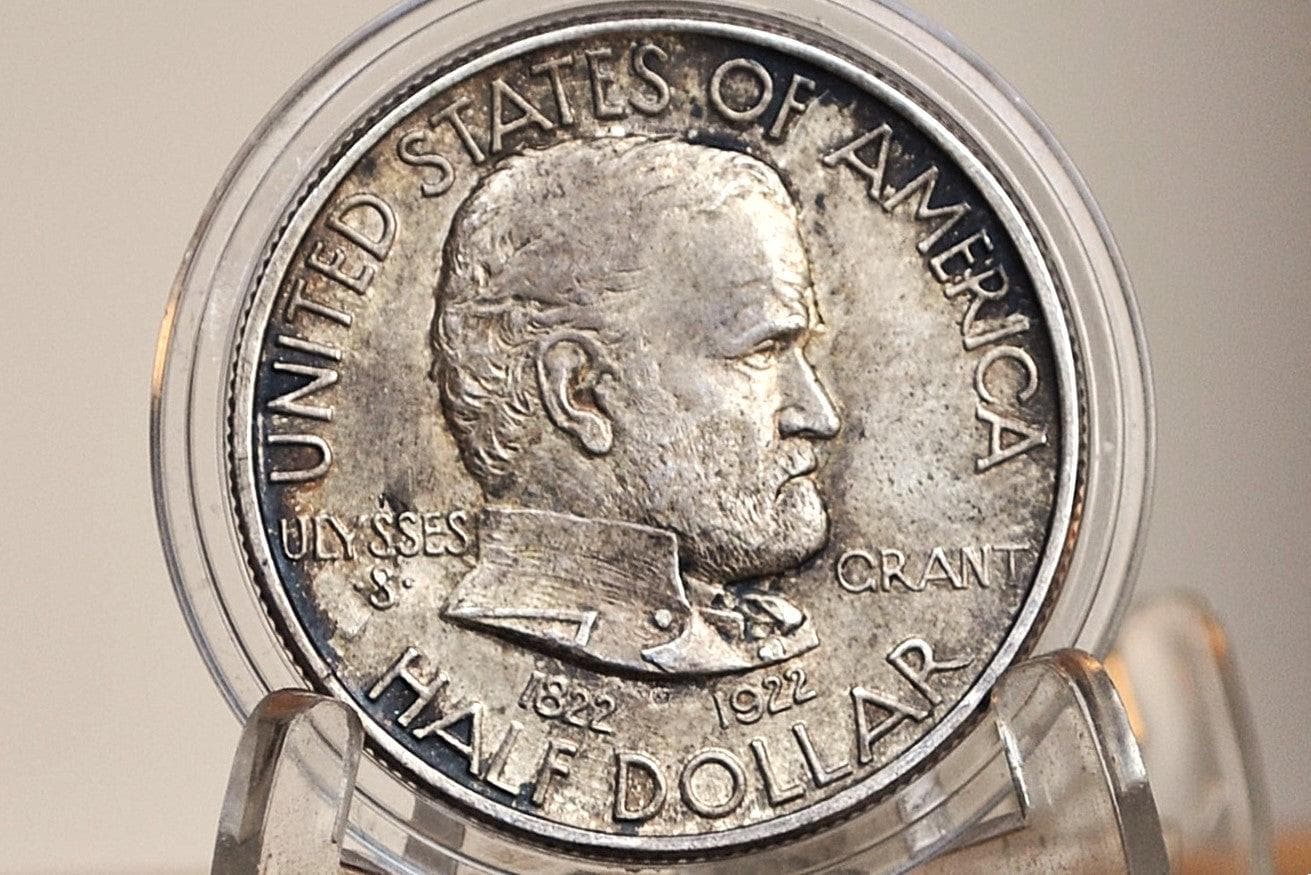 1922 Grant Commemorative Half Dollar - MS62 (Uncirculated) General Ulysses S. Grant 1922 Silver Half Dollar Original