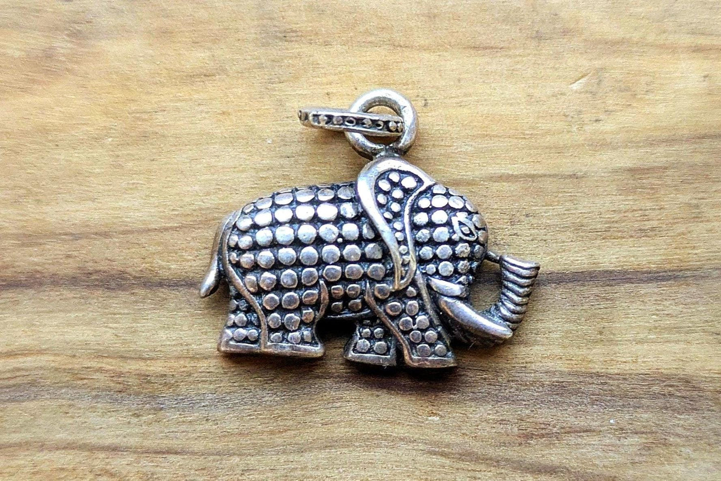 Sterling Silver Anika Witt Elephant Pendant - Stamped and Tested Sterling Silver - Bali Jewelry Indonesian