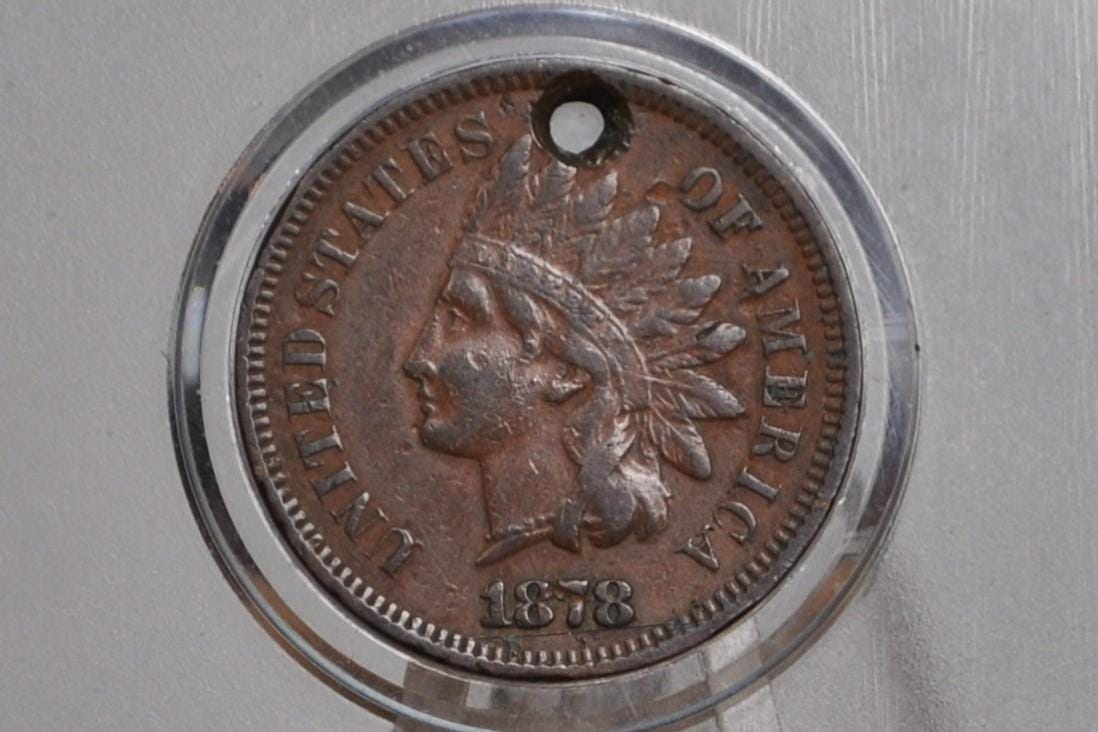 1878 Indian Head Penny - Choose by Grade - Indian Head 1878 Cent US - Good Date