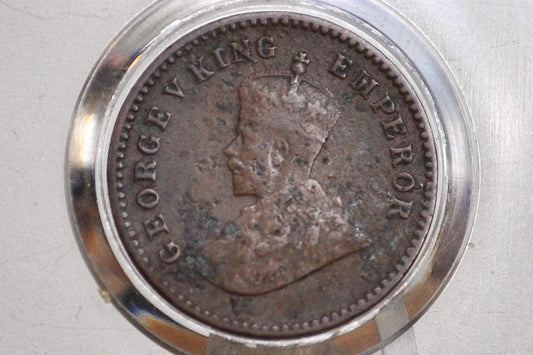 India 1/12 Anna 1931 - F/VF Condition - 1931 India One Twelfth Anna - British India One Quarter Anna, High Grade, Great Coin