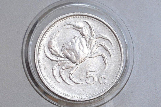 1991 & 1986 Malta 5 Cents - Maltese Republic Coins - Great Condition - Mediterranean Countries Coin -
