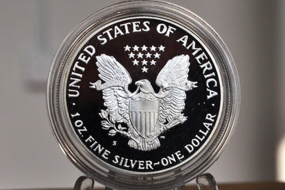 Proof Silver Eagles 1 oz. Bullion - Choose by Date - One Ounce Fine Silver - 1986-2000's Silver Walking Liberty One Ounce Silver Proofs