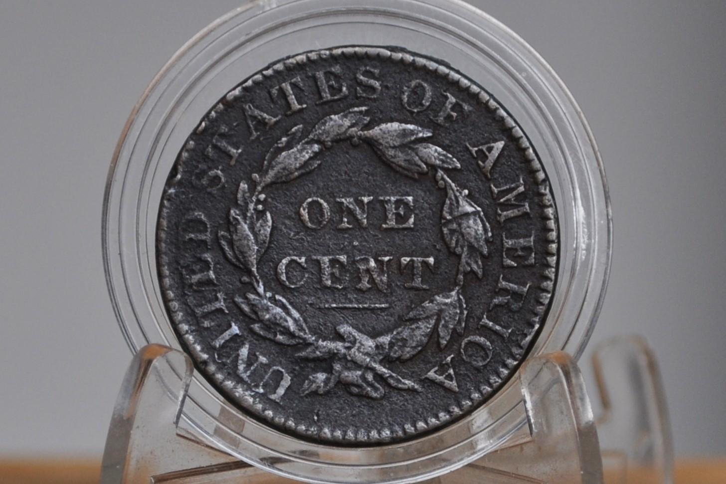 1832 Matron Head Large Cent - Choose by Grade / Coin - 1832 Liberty Head Cent - 1832 US One Cent - Matron Head 1816 to 1835