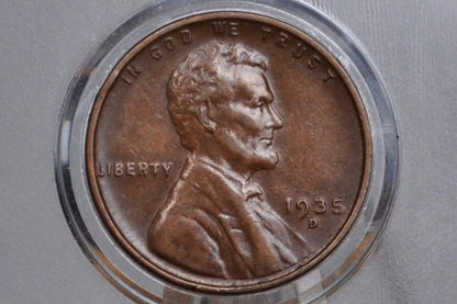1935 P,D,S Wheat Pennies - Choose by Mint & Grade - Collectible Coin - San Francisco Mint, Denver Mint, Philadelphia Mint 1935 Pennies