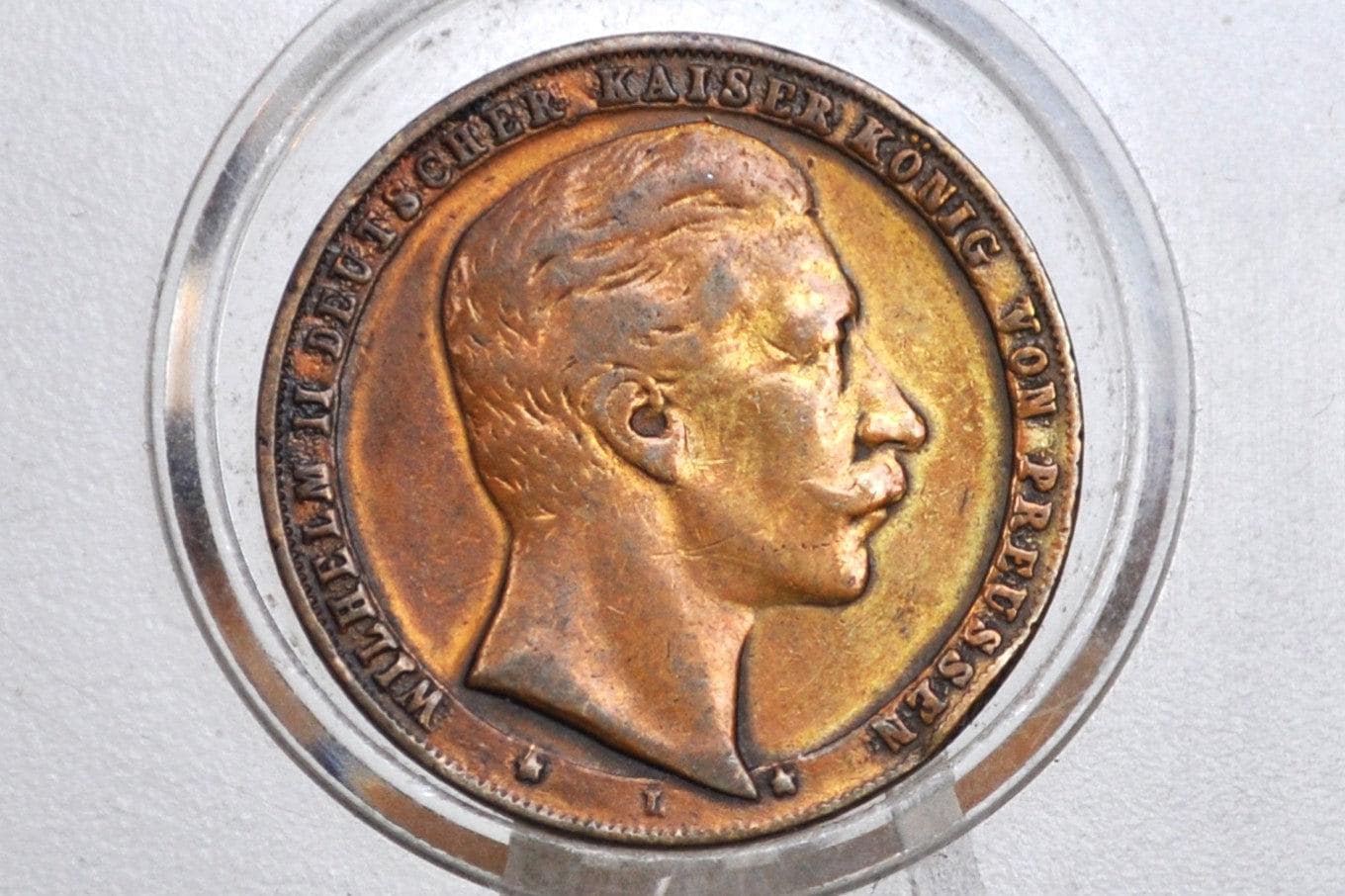 German Kaiserpalais Berlin Wilhelm II - German Kaiser Wilhelm II Token - Prussia Token - Old German Exonumia -