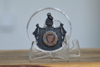 Antique Sterling Silver St. Lawrence University Emblem Pendant - Stamped and Tested Sterling Silver - Prestigious School Medal