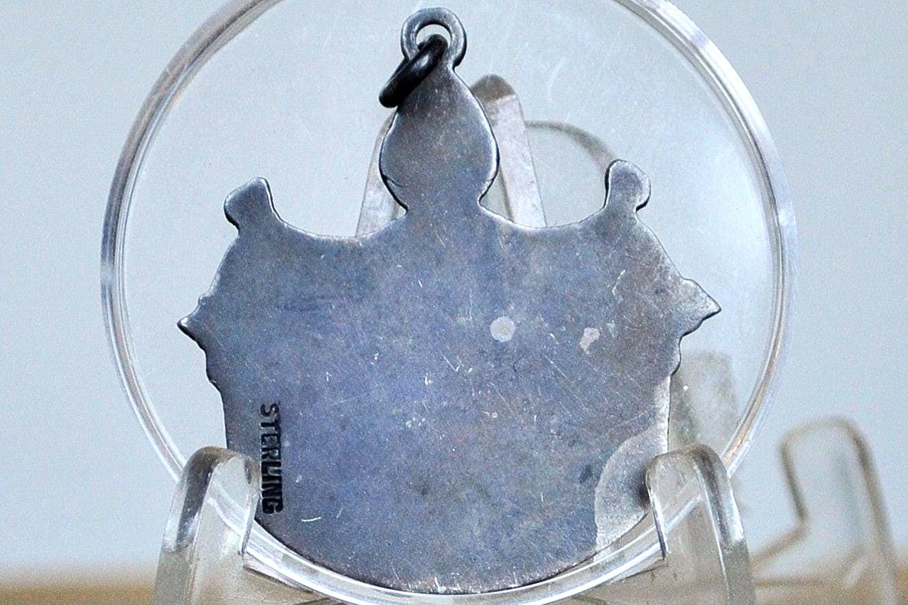 Antique Sterling Silver St. Lawrence University Emblem Pendant - Stamped and Tested Sterling Silver - Prestigious School Medal