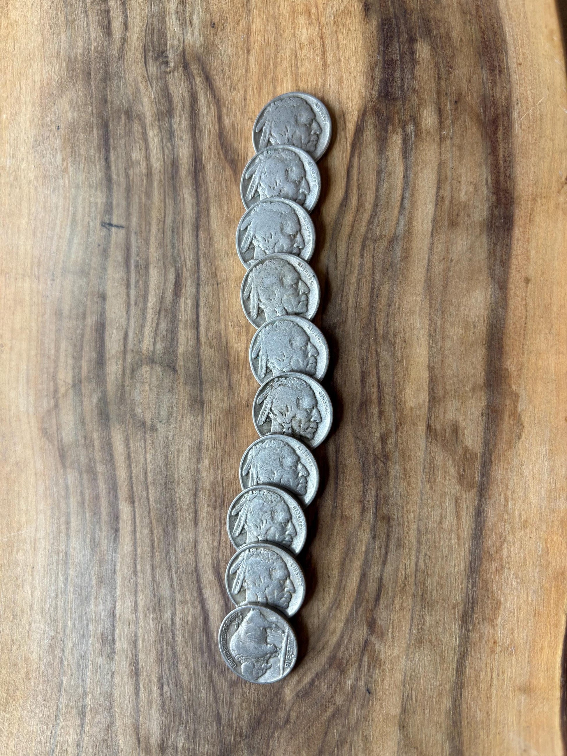 1937 Buffalo Nickel - Chose by Grade VF-BU (Very Fine to Uncirculated) Grades; - Philadelphia Mint - Indian Head Nickel 1937 P Nickel