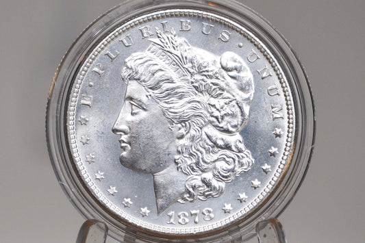 1878-S Morgan Silver Dollar - Choose by Grade / Condition - First Year of Production - 1878 S Morgan Dollar Silver Dollar 1878S