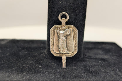 Sterling Silver Winged Victory of Samothrace Nike Pendant - Stamped and Tested Sterling Silver - Greek Goddess Nike Pendant - Ancient Greek