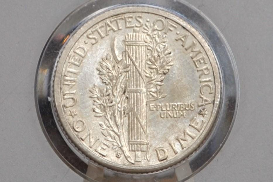 1916-S Mercury Silver Dime - Choose by Grade - San Francisco Mint - 1916 S Winged Liberty Head Silver Dime Mercury 1916S