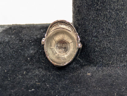 Sterling Silver Marching Band Hat Pendant - Tested Sterling Silver - Shako Charm - Kinney Jewelry